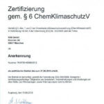Zertifikat ChemSchV