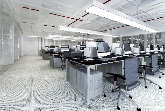 Luftreiniger Großraumbüro